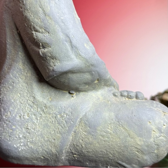 Buddha Rustic Gray Statue - Picture 8 of 10